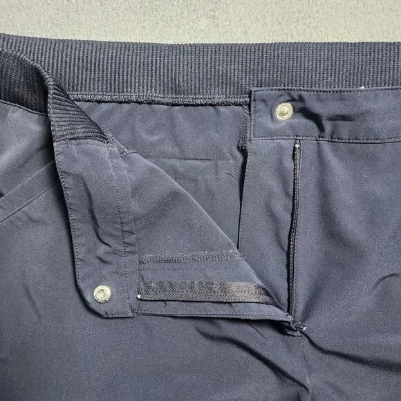 Chico's Zenergy Women 3 US 16 Navy High Rise Cargo Capri Pants - Picture 3 of 9